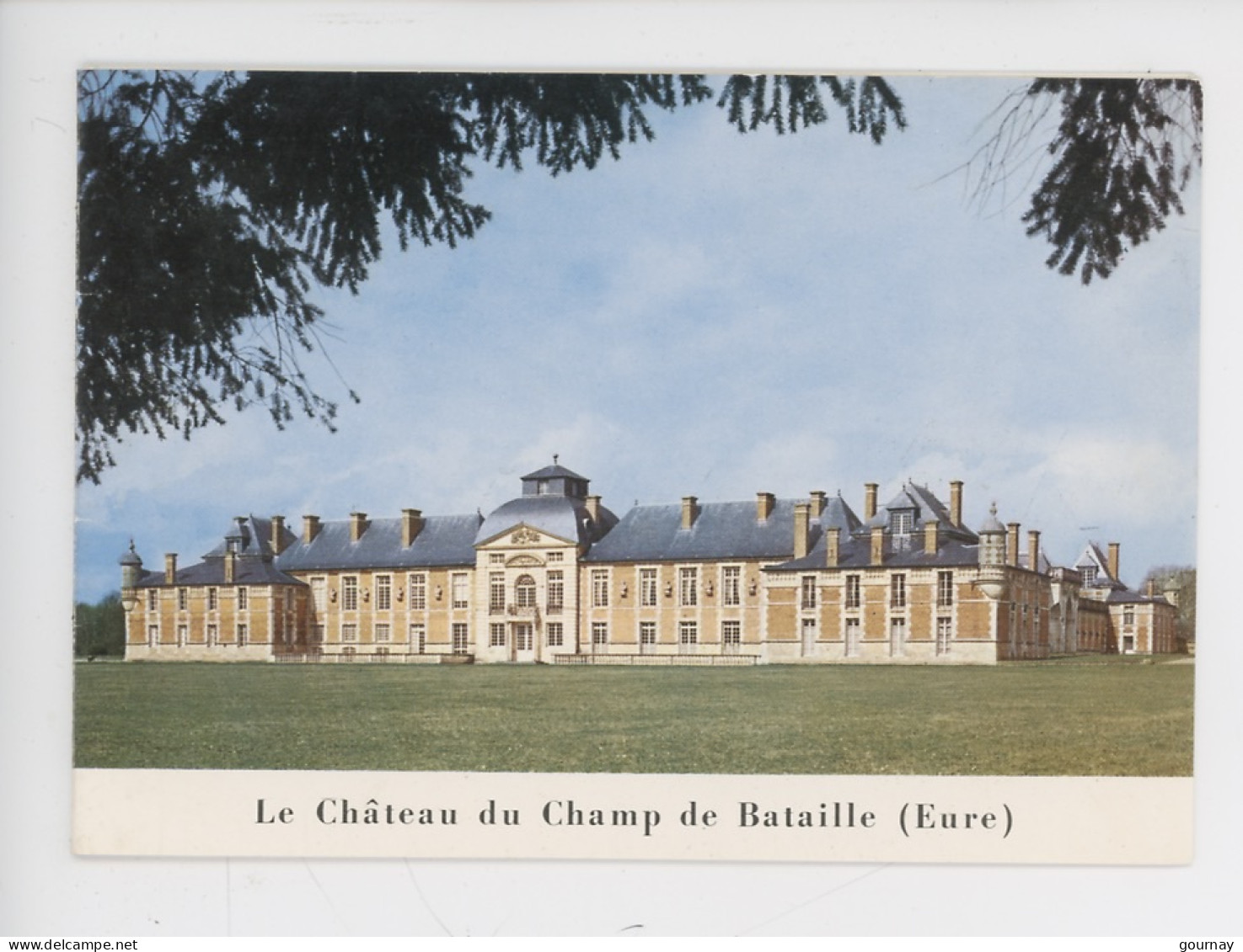 Le Neubourg : Château Du Champ De Bataille, CP Double Histoire (Roger Picherie Photographe Paris-Match) - Le Neubourg