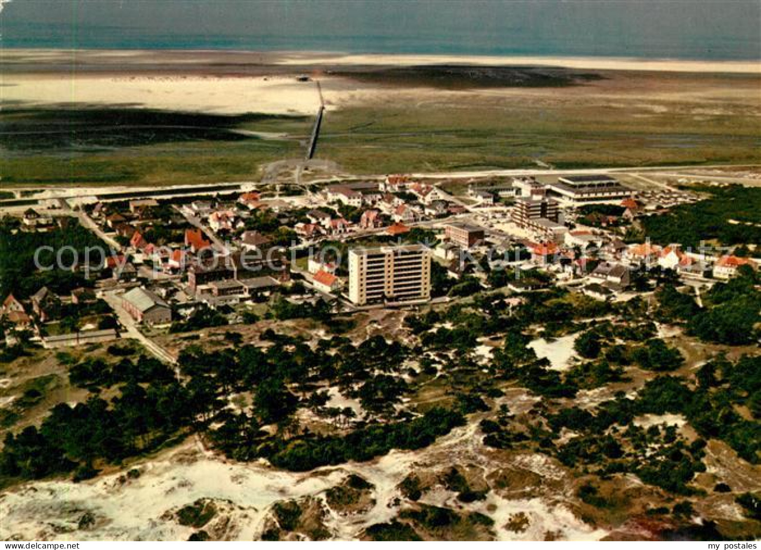 73030468 Peter-Ording St Fliegeraufnahme Broesum - St. Peter-Ording