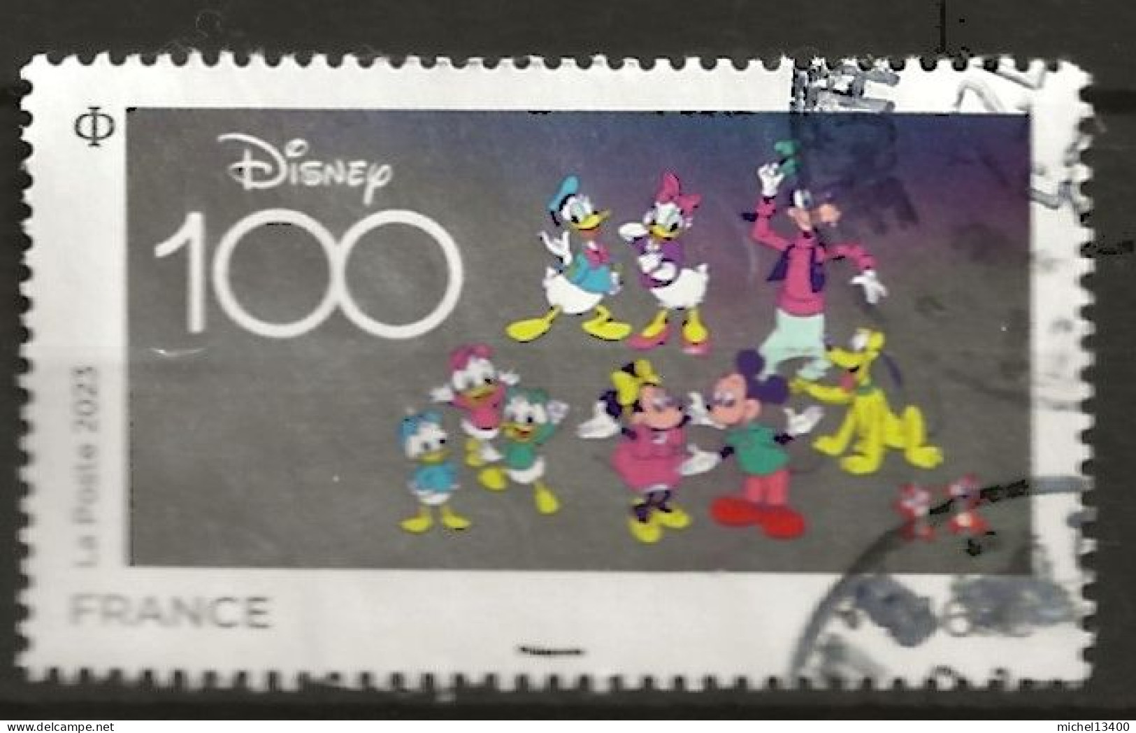 Année 2023 100 Ans De Disney Réf 9 - Used Stamps