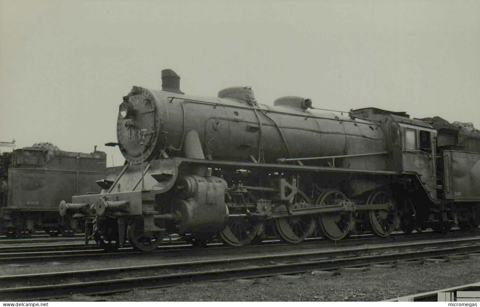 Locomotive 38-137 - Cliché J. Renaud - Trains