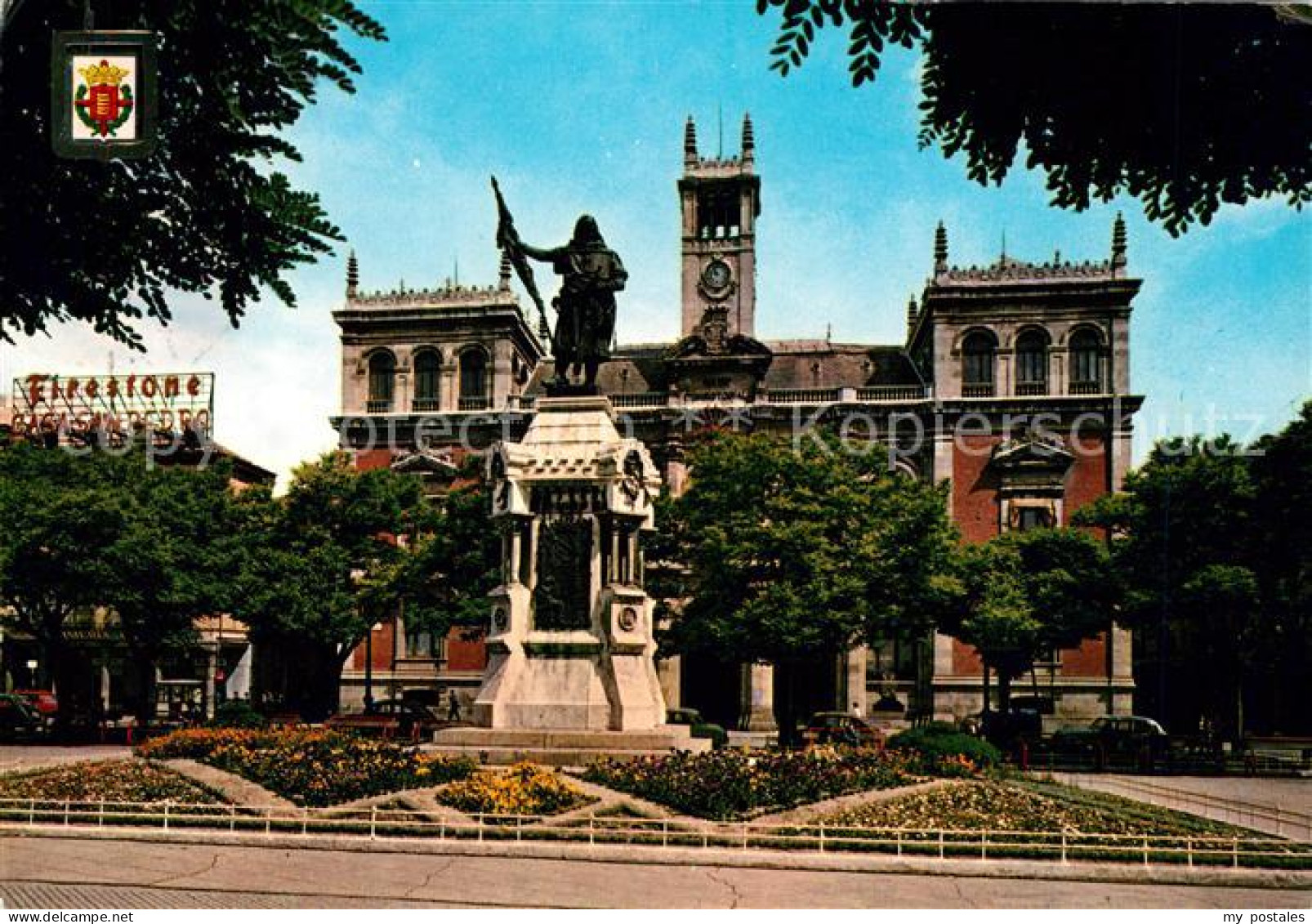 73030400 Valladolid Town Hall And Count Pedro Ansurez Monument Valladolid - Other & Unclassified