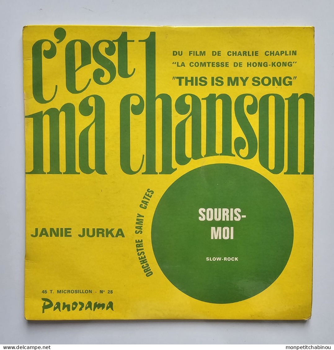 45T JANIE JURKA : C'est Ma Chanson - Autres - Musique Française