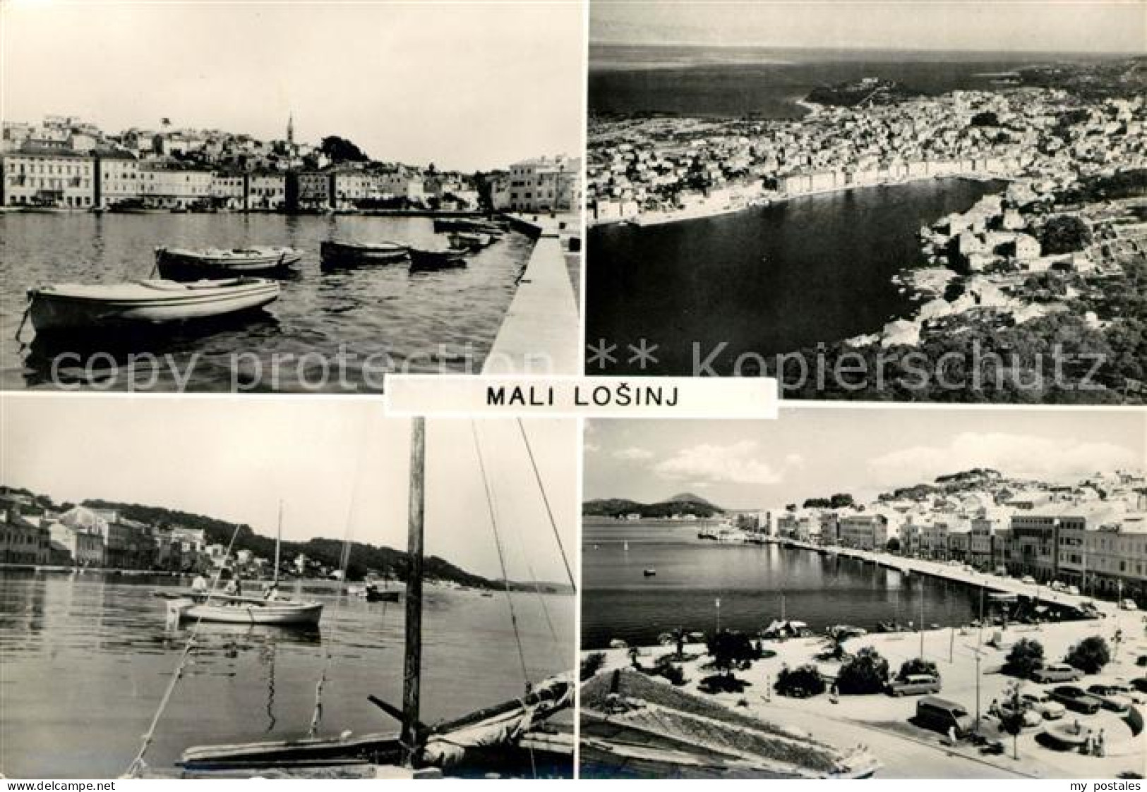 73030316 Mali Losinj Hafenpartien Panorama Mali Losinj - Croacia