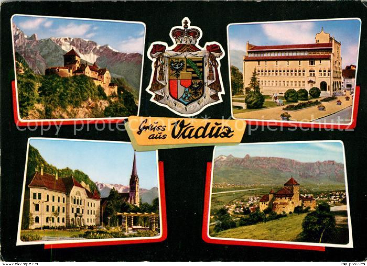 73030310 Vaduz Schloss Parlament Kirche Burg Vaduz - Liechtenstein
