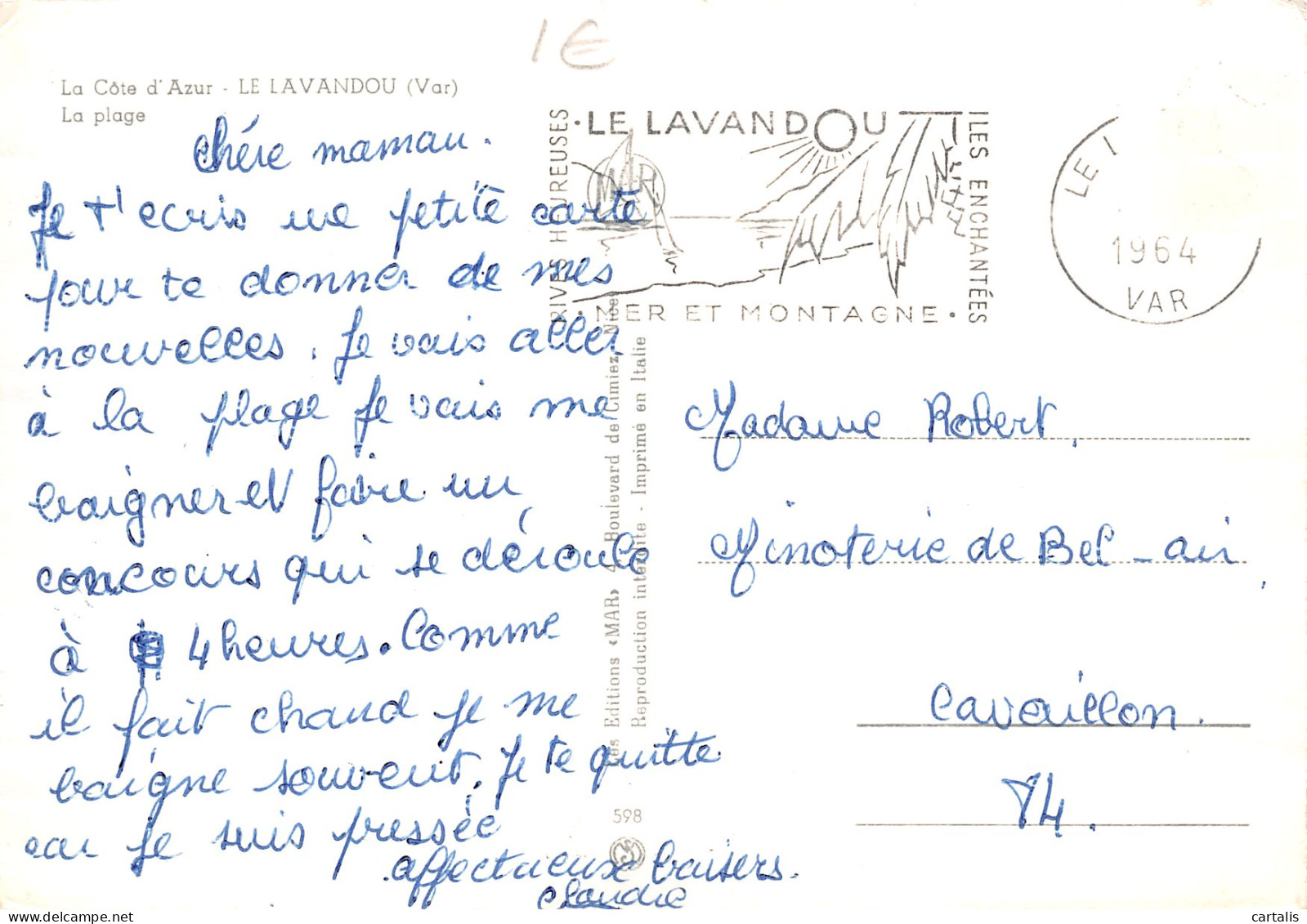 83-LE LAVANDOU-N°3808-B/0207 - Le Lavandou