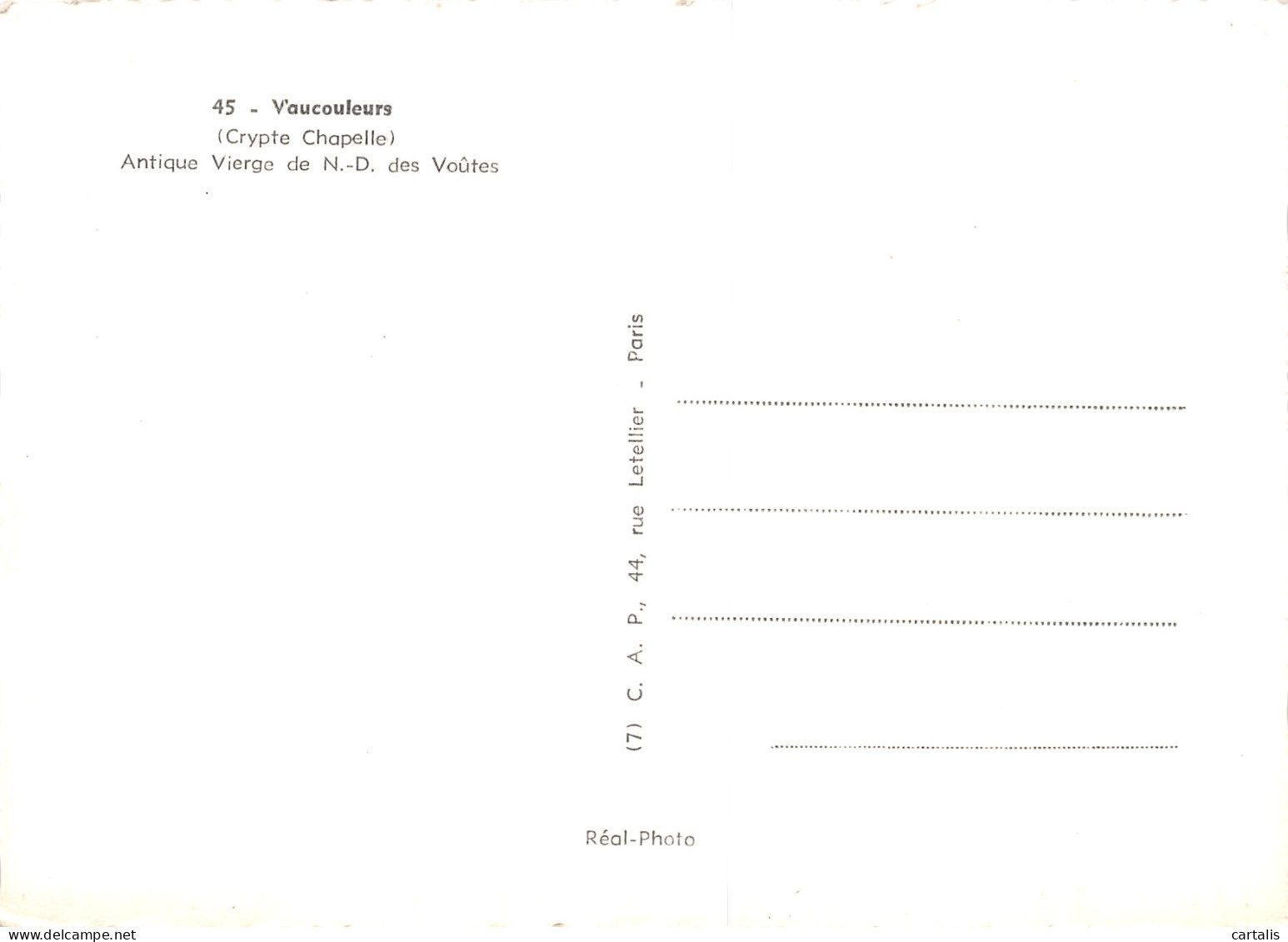 55-VAUCOULEURS-N°3808-B/0095 - Other & Unclassified