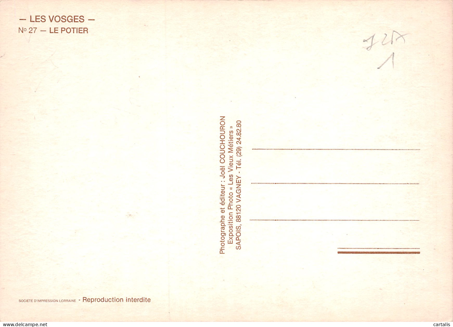 88-LES VOSGES-N°3808-A/0305 - Other & Unclassified