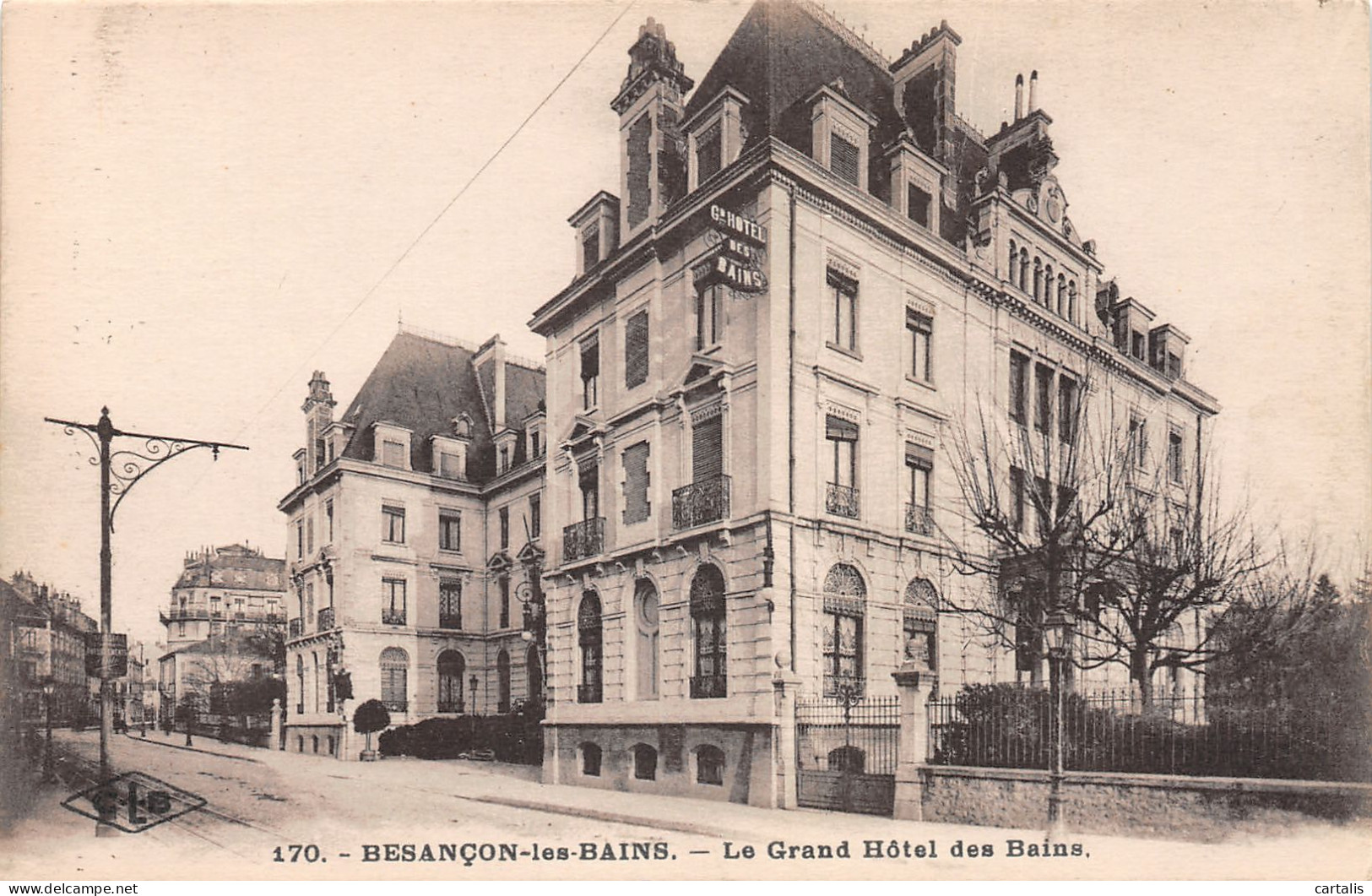 25-BESANCON LES BAINS-N°3808-E/0391 - Besancon