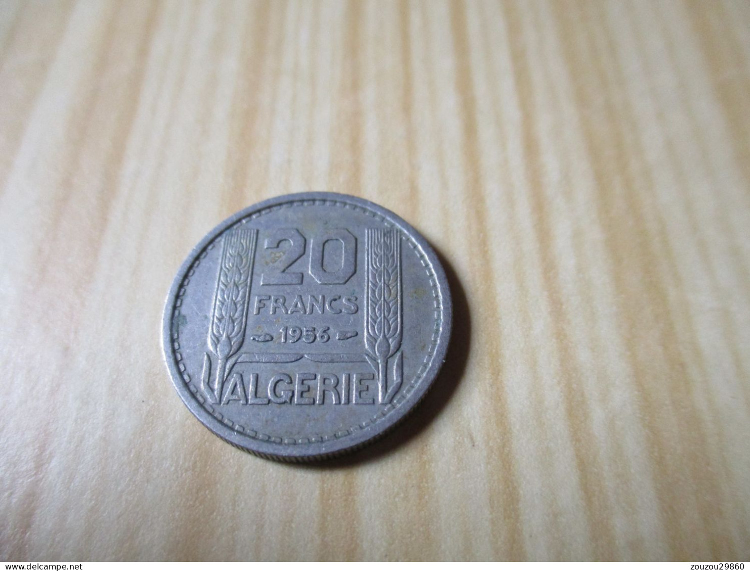 Algérie - 20 Francs Turin 1956.N°1041. - Algerije