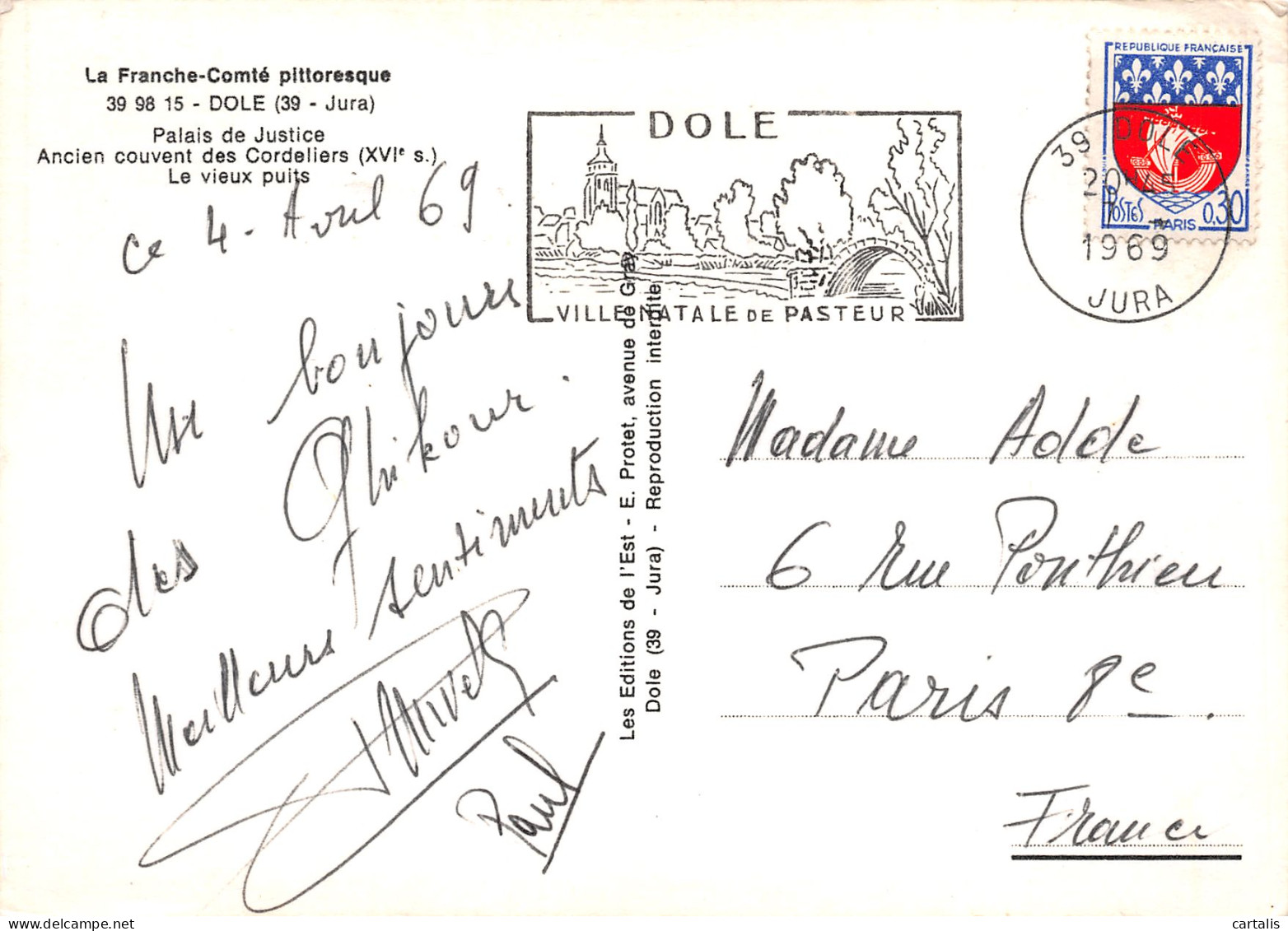 39-DOLE-N°3809-C/0257 - Dole