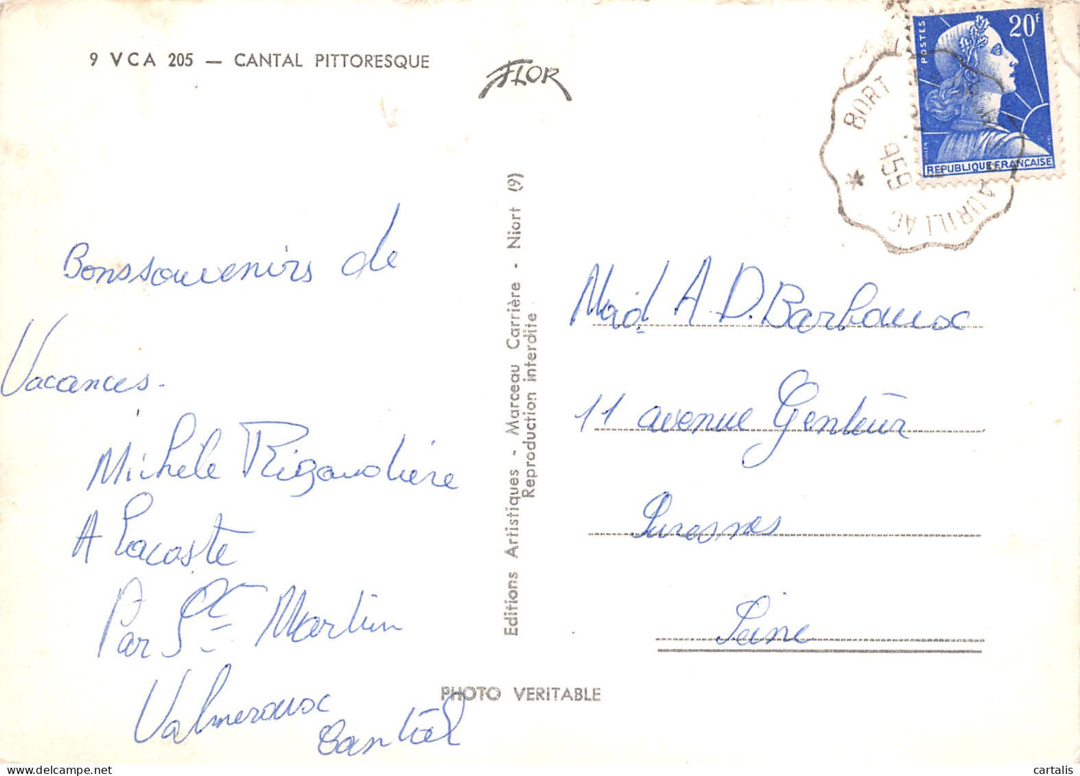 15-LE CANTAL-N°3809-B/0311 - Autres & Non Classés