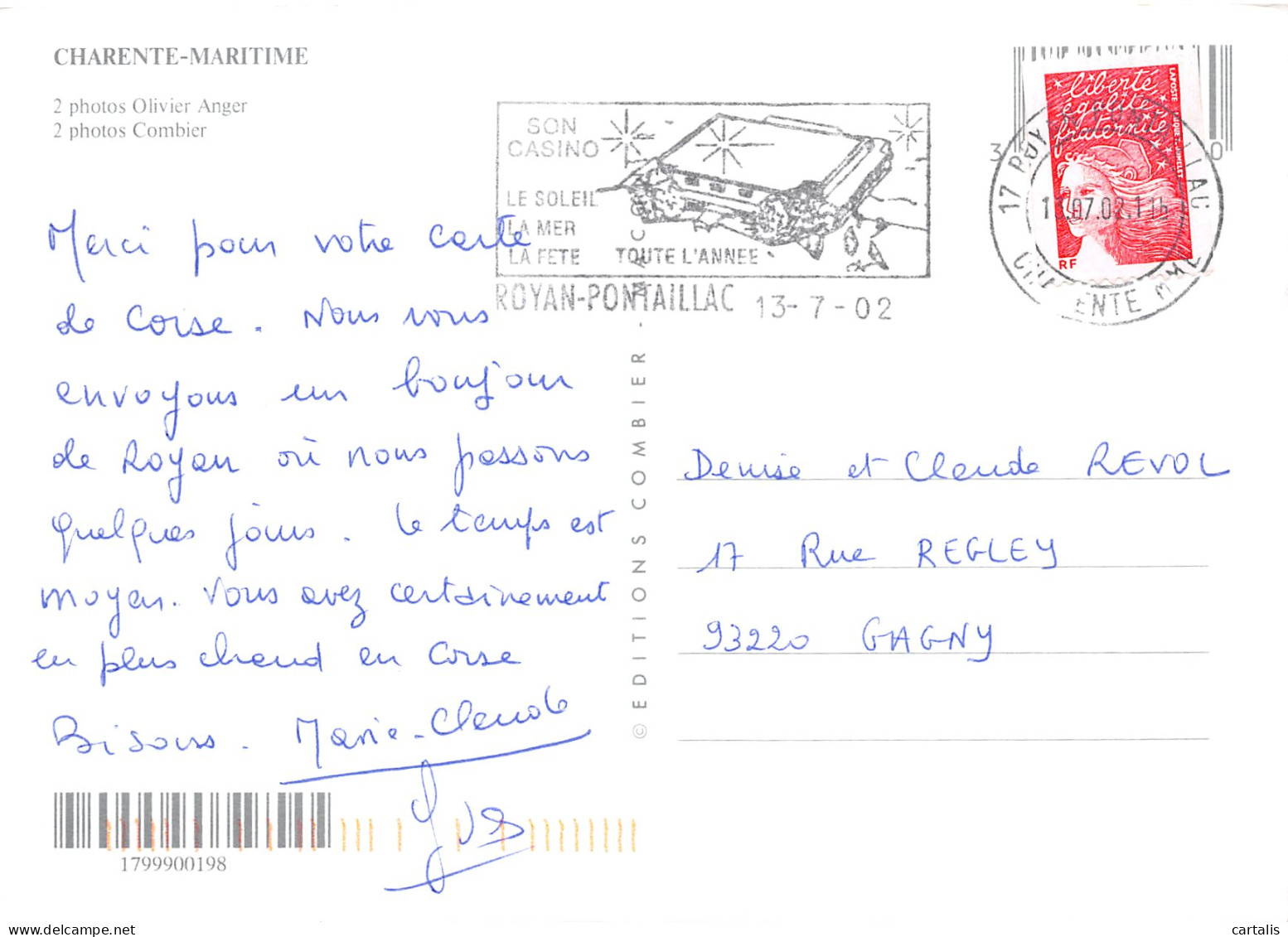 17-CHARENTE MARITIME-N°3809-B/0117 - Altri & Non Classificati