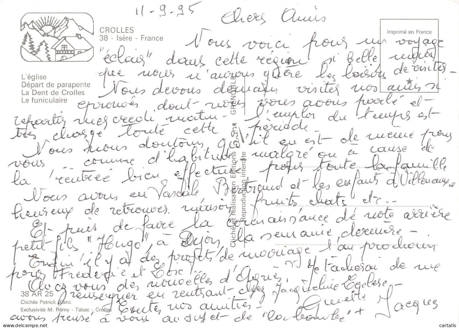 38-CROLLES-N°3809-A/0293 - Autres & Non Classés