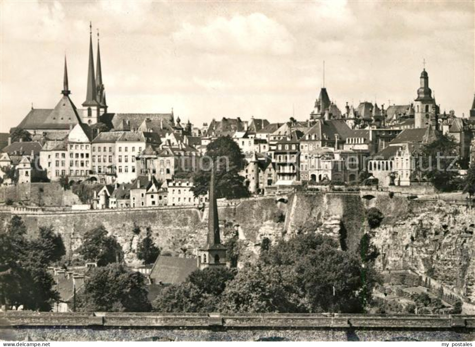 73030227 Luxembourg_Luxemburg Vue Generale Ville Haute - Andere & Zonder Classificatie