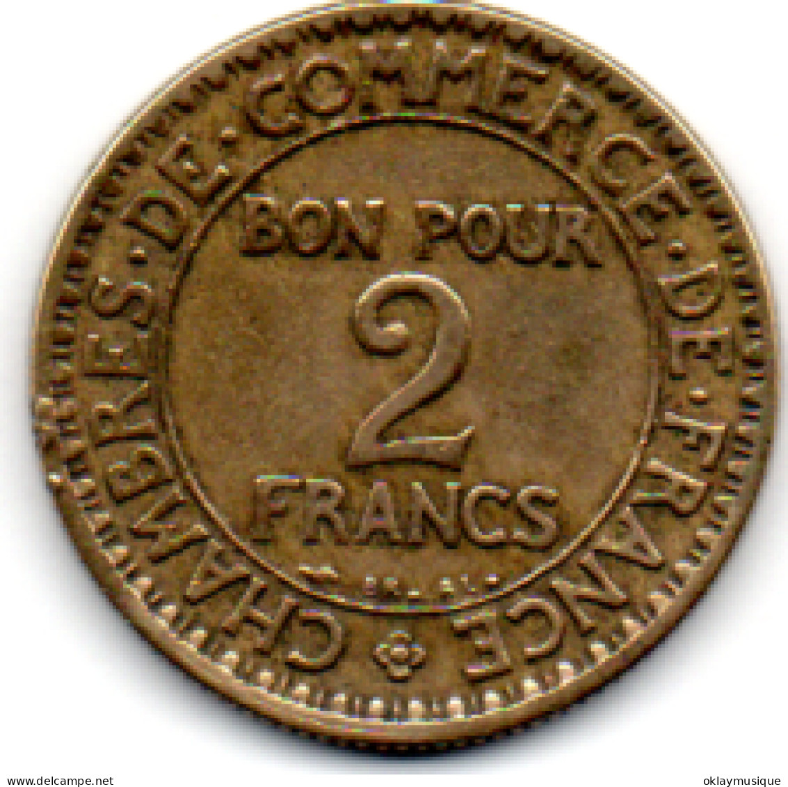 2 Francs  1923 Serie Chambre Du Commerce - 2 Francs