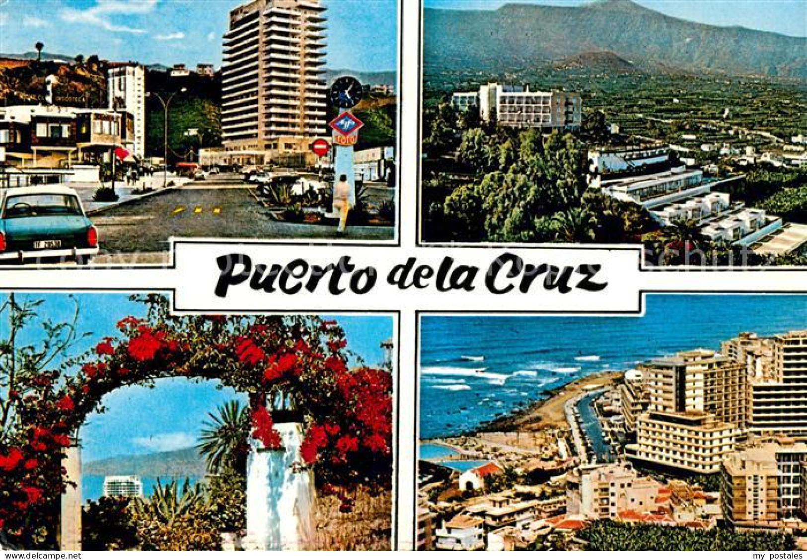 73030212 Puerto De La Cruz Strassenpartie Panorama Torbogen Strandhotels  - Other & Unclassified