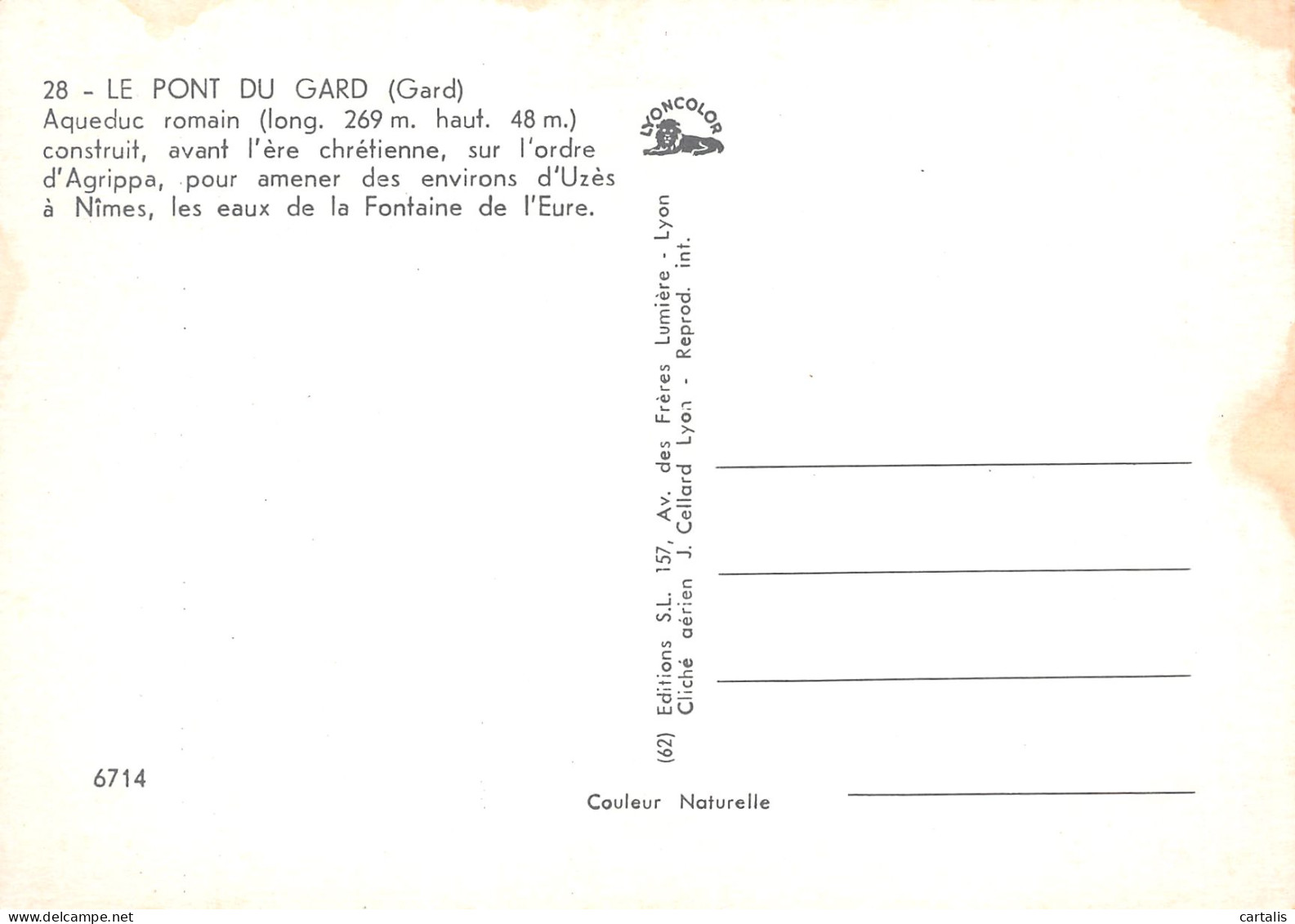 30-PONT DU GARD-N°3809-D/0229 - Sonstige & Ohne Zuordnung