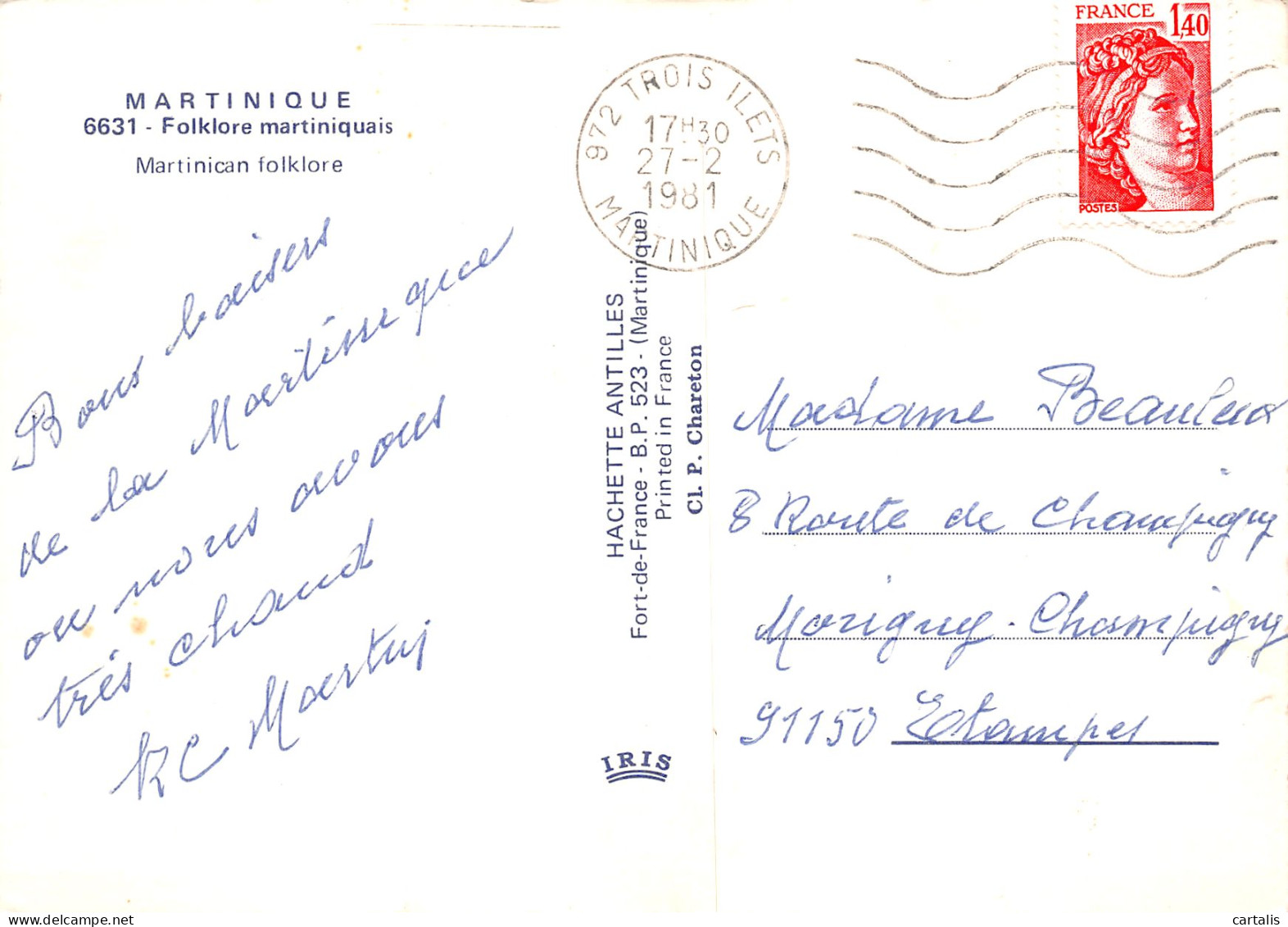 972-MARTINIQUE-N°3809-D/0207 - Andere & Zonder Classificatie