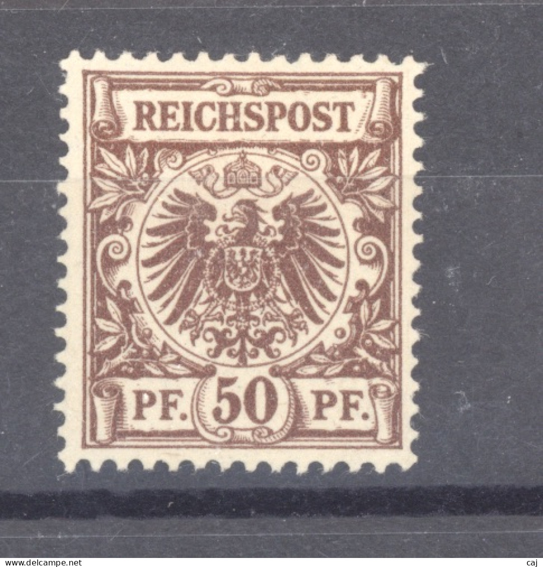 Allemagne  -  Reich  :  Mi  50da  *  Rotbraun - Unused Stamps