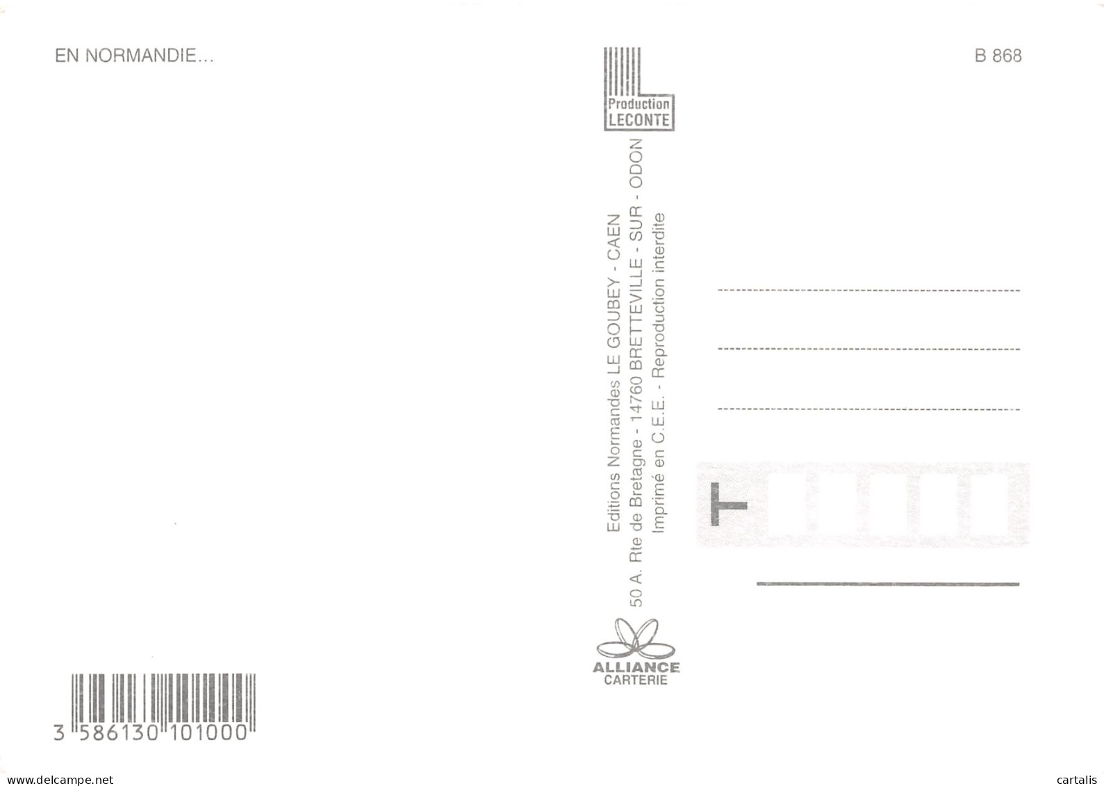 14-LA NORMANDIE-N°3809-C/0271 - Other & Unclassified