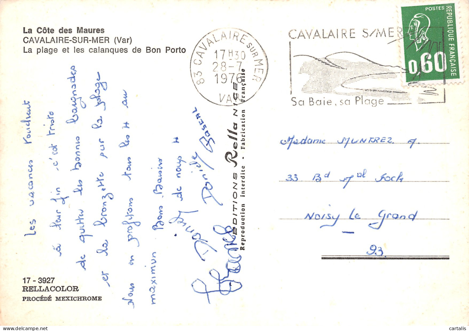 83-CAVALAIRE SUR MER-N°3810-C/0209 - Cavalaire-sur-Mer