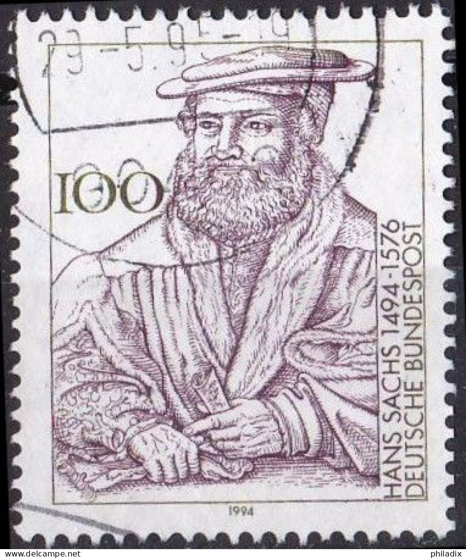 BRD 1994 Mi. Nr. 1763 O/used (BRD1-5) - Oblitérés