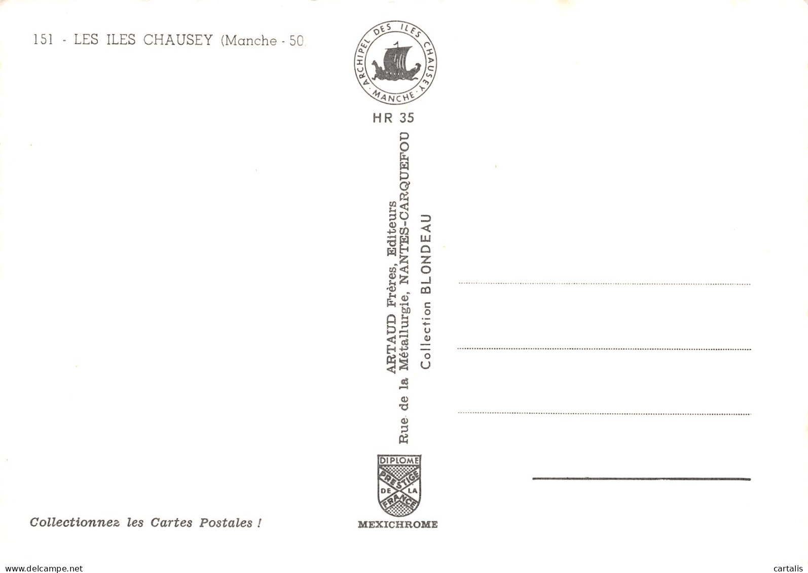 50-LES ILES CHAUSEY-N°3810-C/0155 - Other & Unclassified