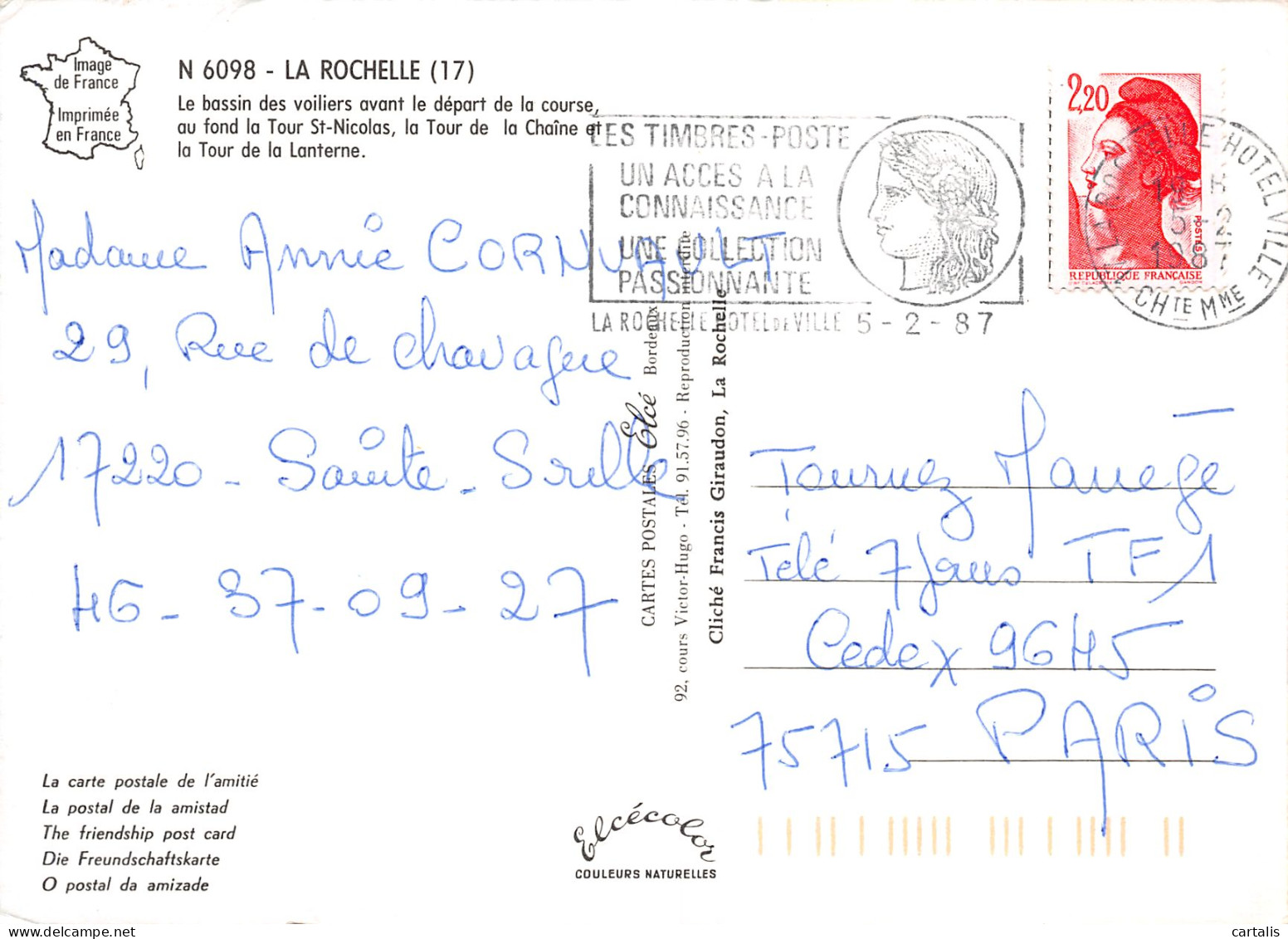 17-LA ROCHELLE-N°3810-C/0055 - La Rochelle