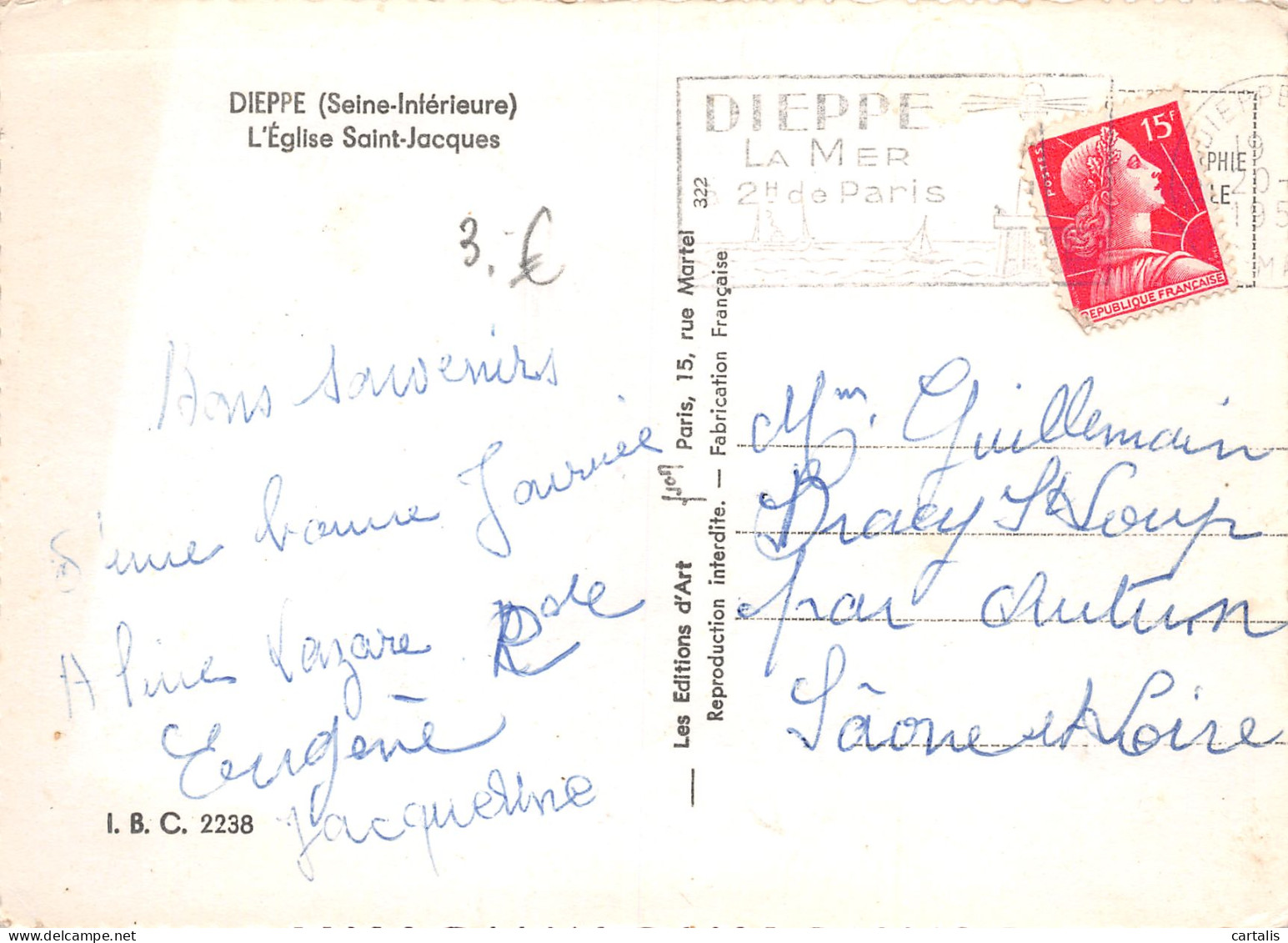 76-DIEPPE-N°3810-B/0393 - Dieppe