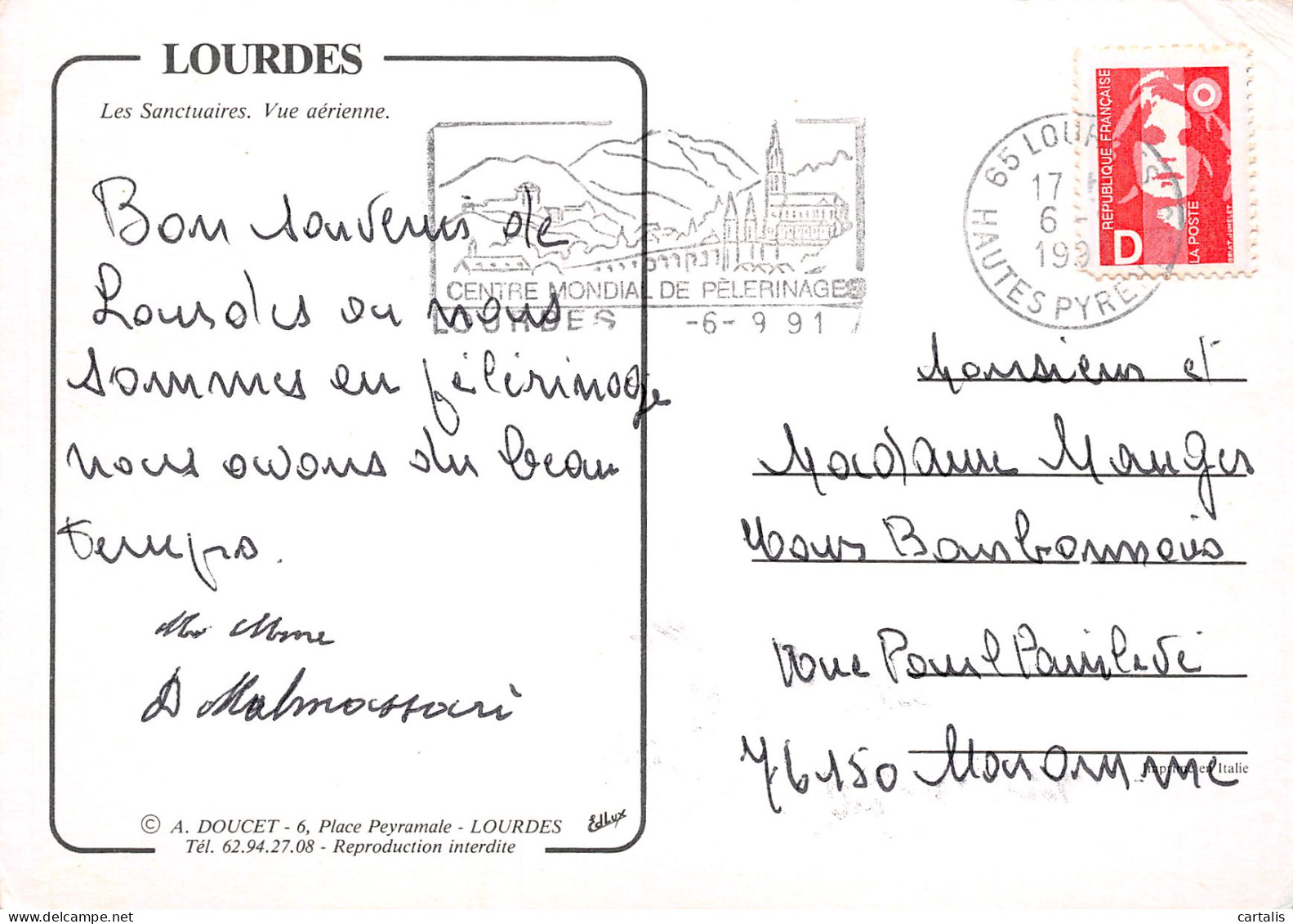 65-LOURDES-N°3810-B/0289 - Lourdes