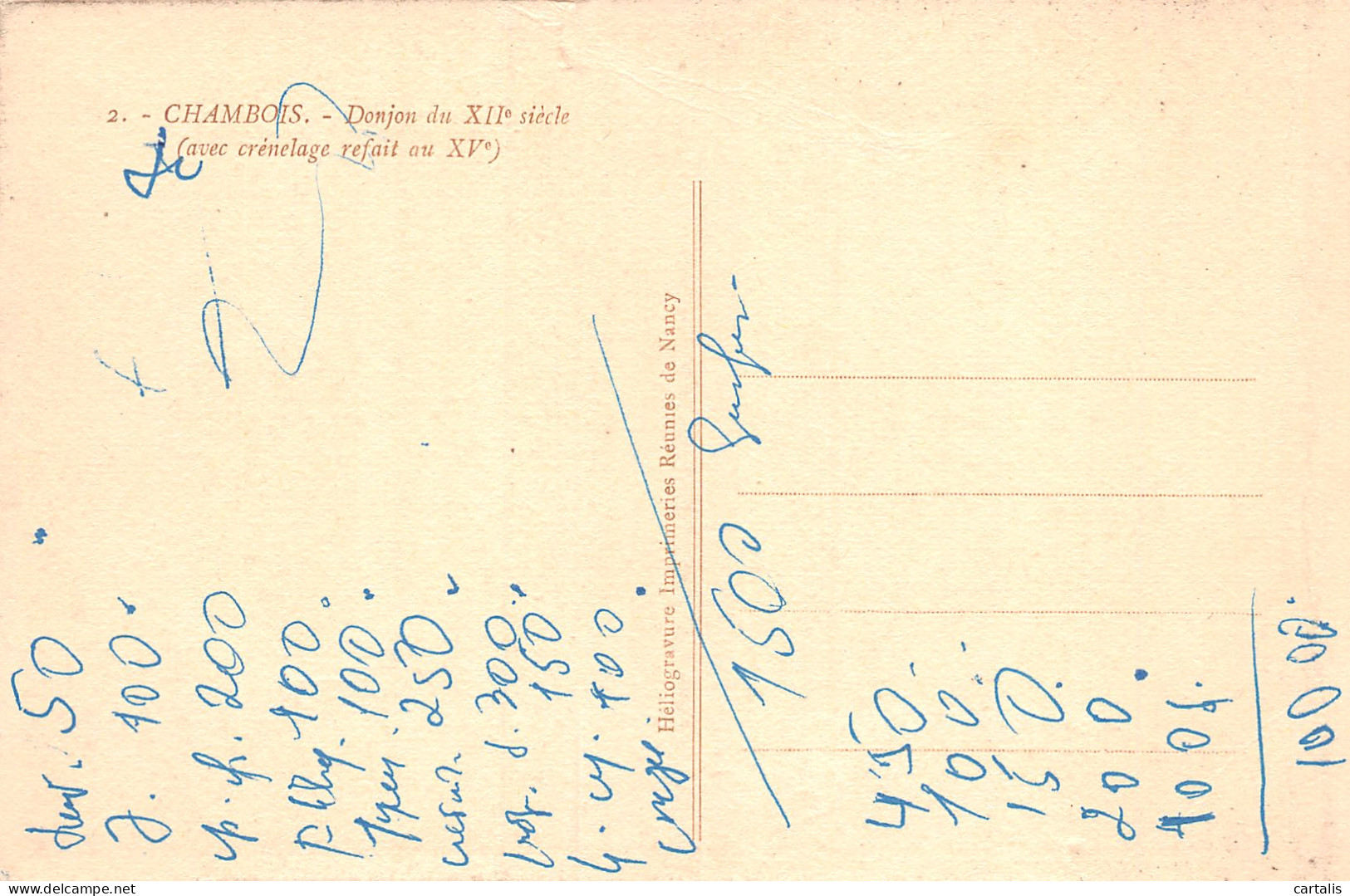 61-CHAMBOIS-N°3810-E/0147 - Sonstige & Ohne Zuordnung