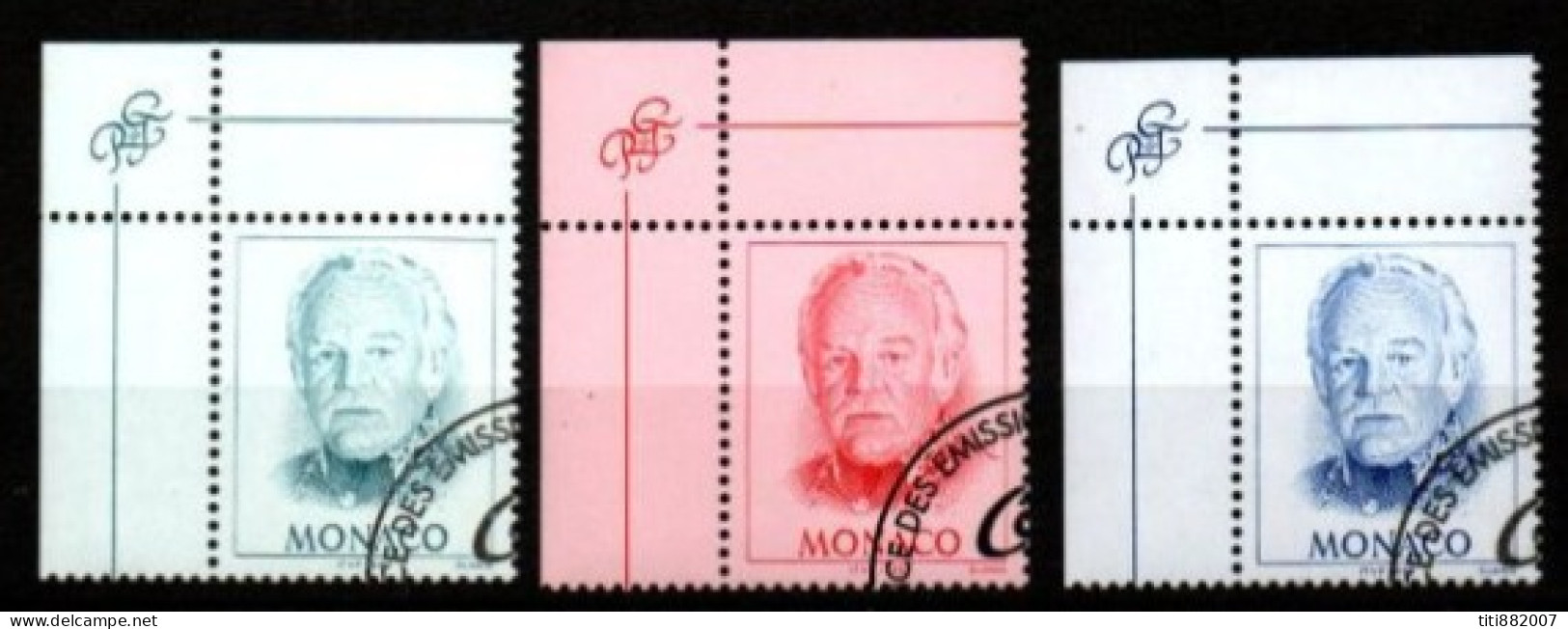 MONACO    -  1998 .   Y&T N° 2182 à 2184 Oblitérés.  Série Complète. - Used Stamps
