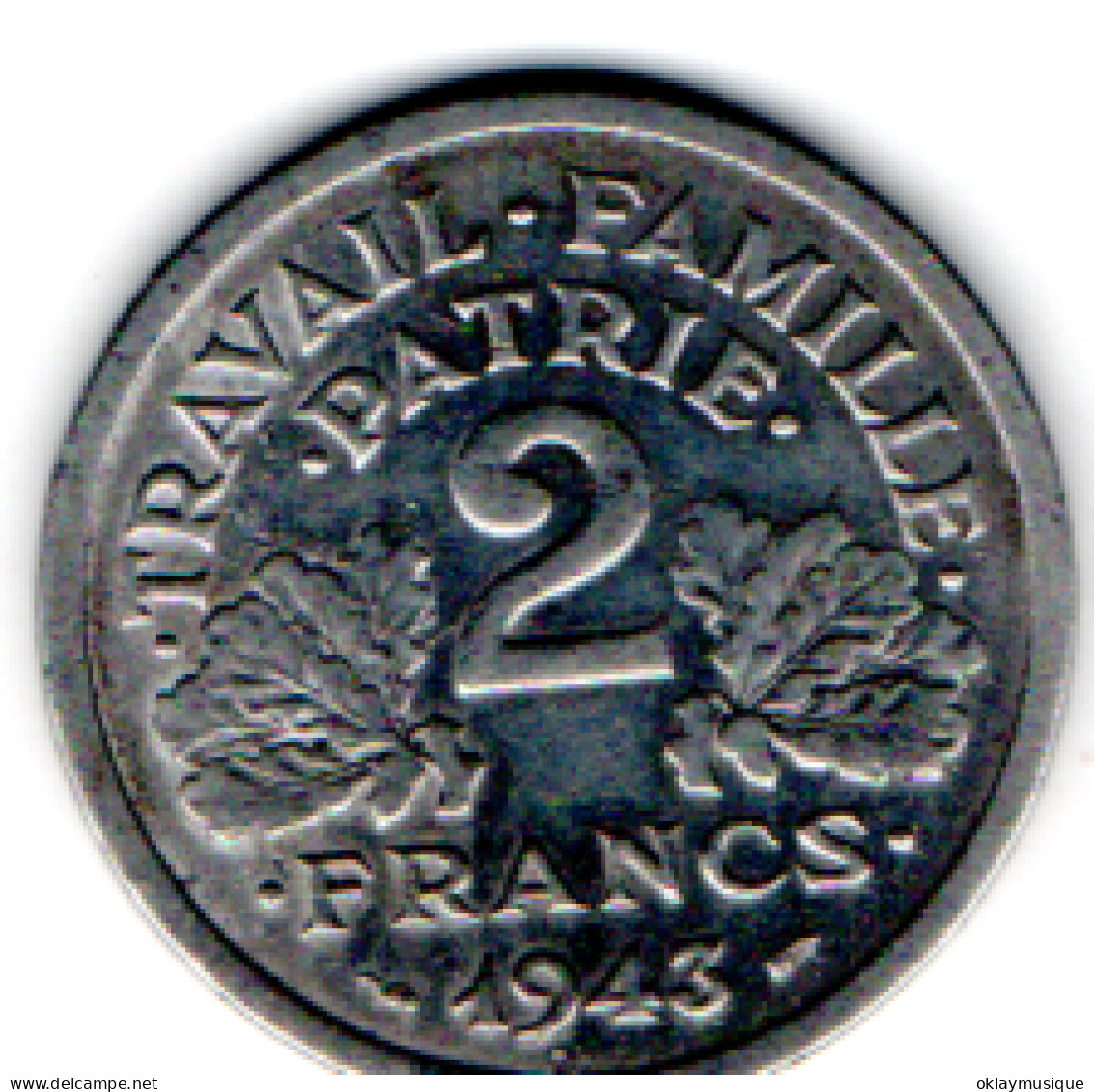 2 Francs 1943 Bazor - 1 Franc