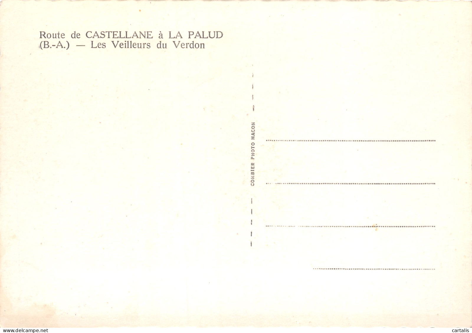 04-DE CASTELLANE A LA PALUD-N°3811-C/0157 - Autres & Non Classés