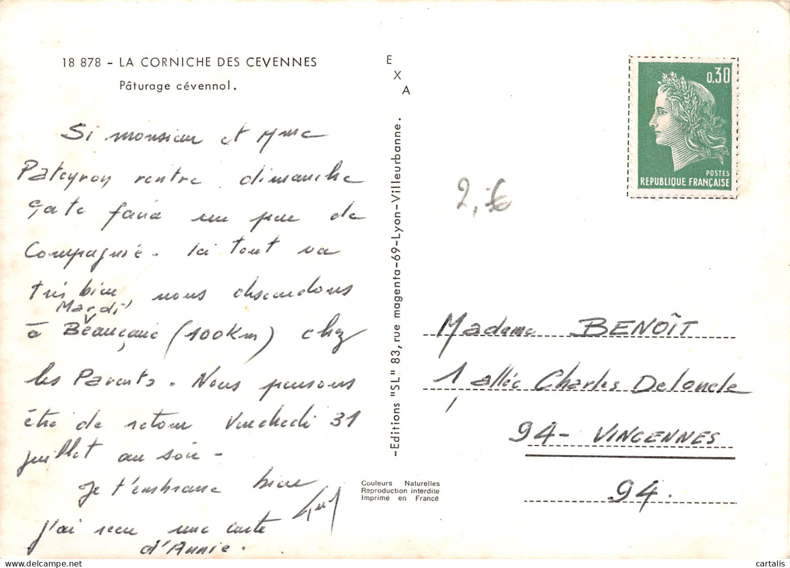 48-LES CEVENNES-N°3811-B/0383 - Other & Unclassified