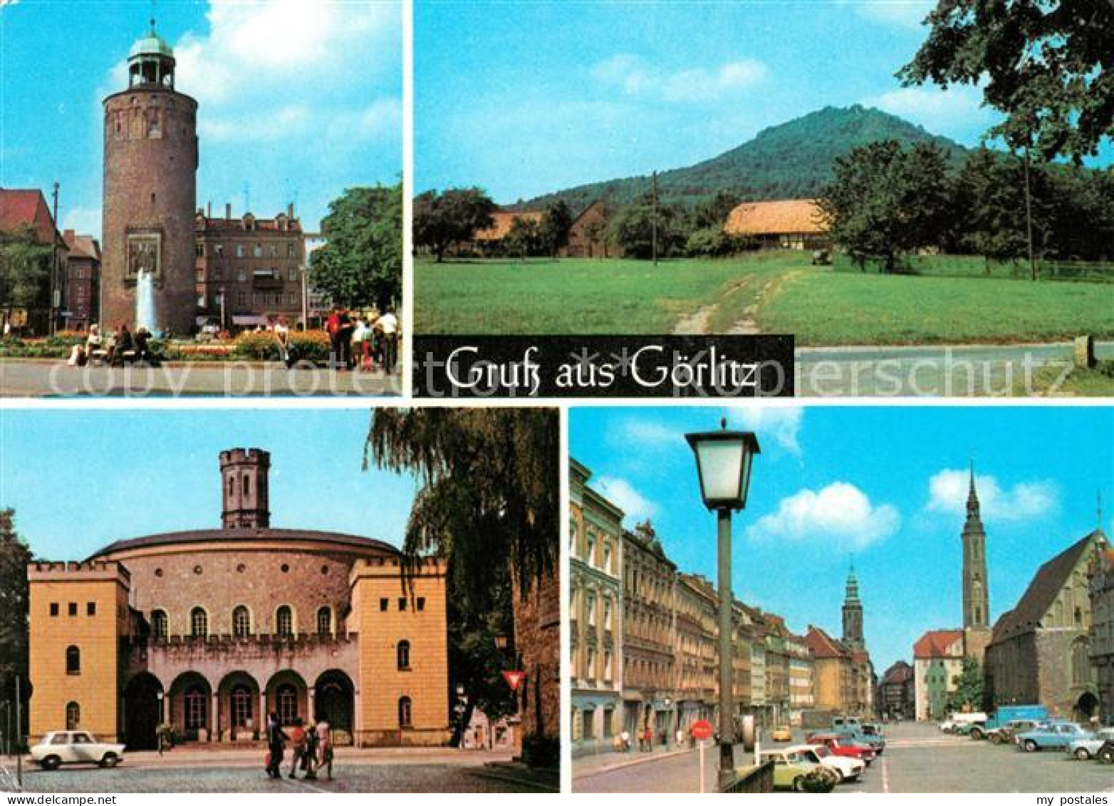 73030035 Goerlitz Sachsen Marienplatz Landeskrone Kaisertrutz Leninplatz Goerlit - Goerlitz