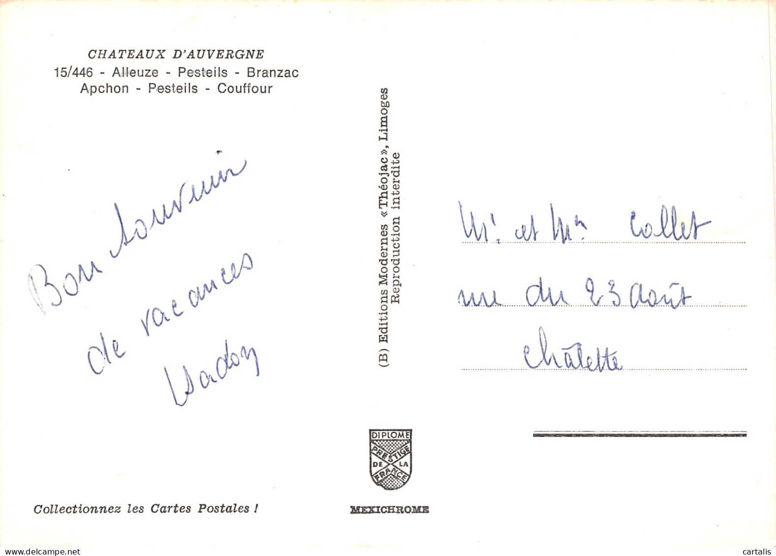 15-CHATEAUX D AUVERGNE-N°3811-B/0255 - Autres & Non Classés