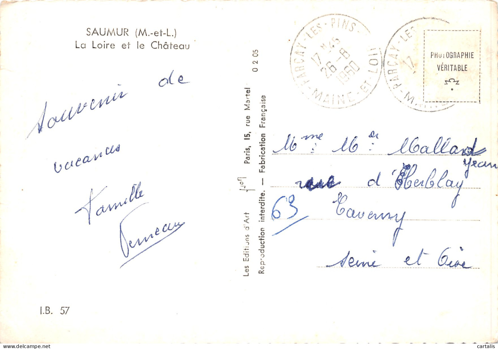 49-SAUMUR-N°3811-B/0153 - Saumur