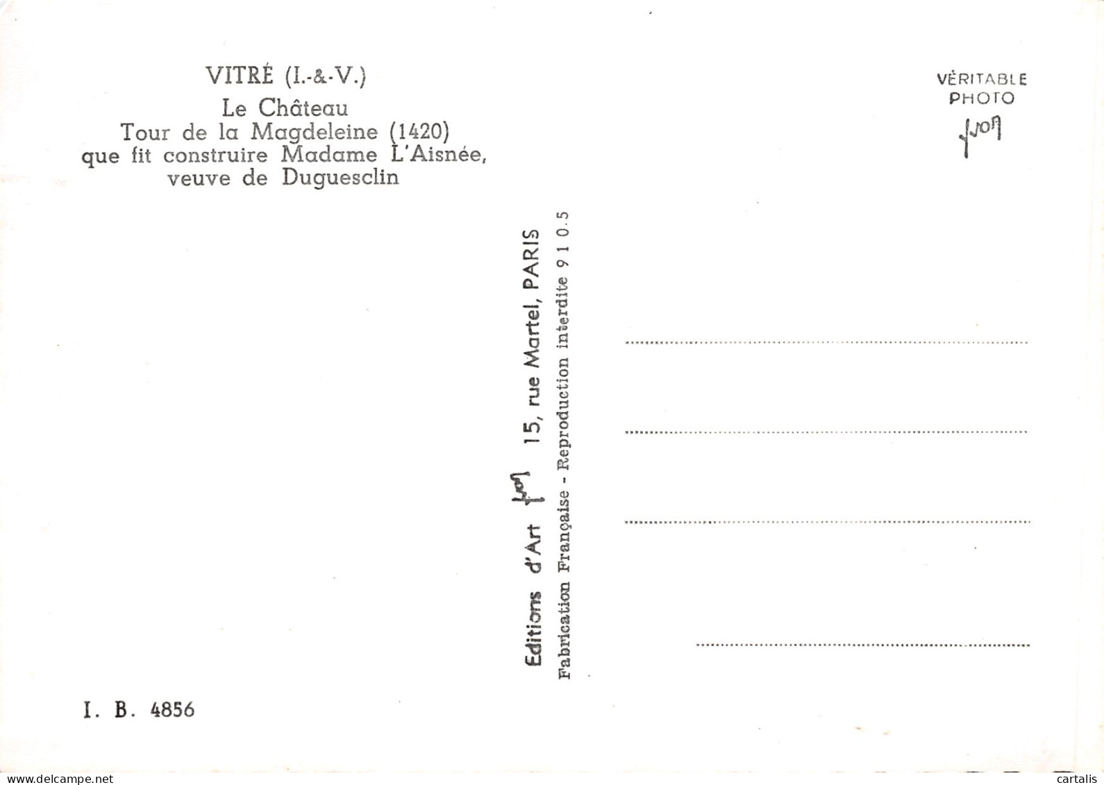 35-VITRE-N°3811-B/0145 - Vitre