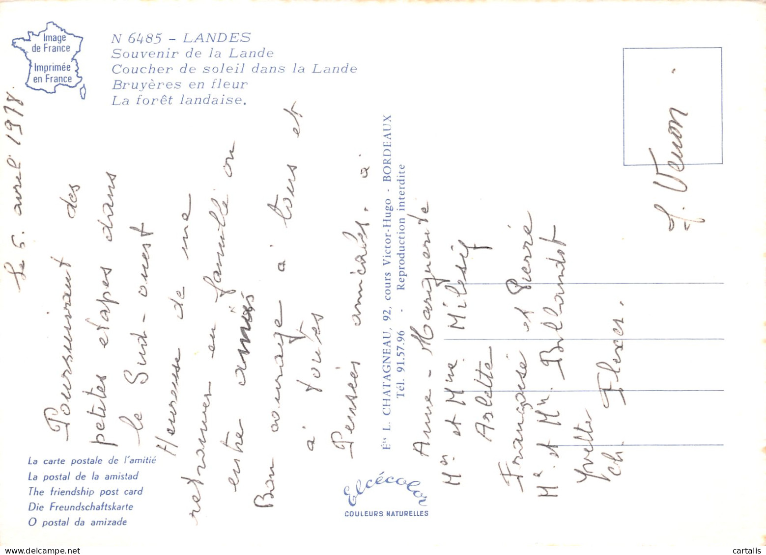 40-LES LANDES-N°3811-A/0383 - Sonstige & Ohne Zuordnung