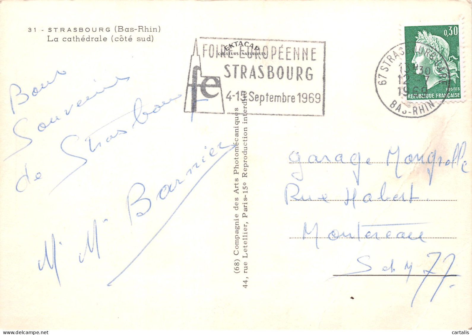 67-STRASBOURG-N°3812-A/0101 - Straatsburg