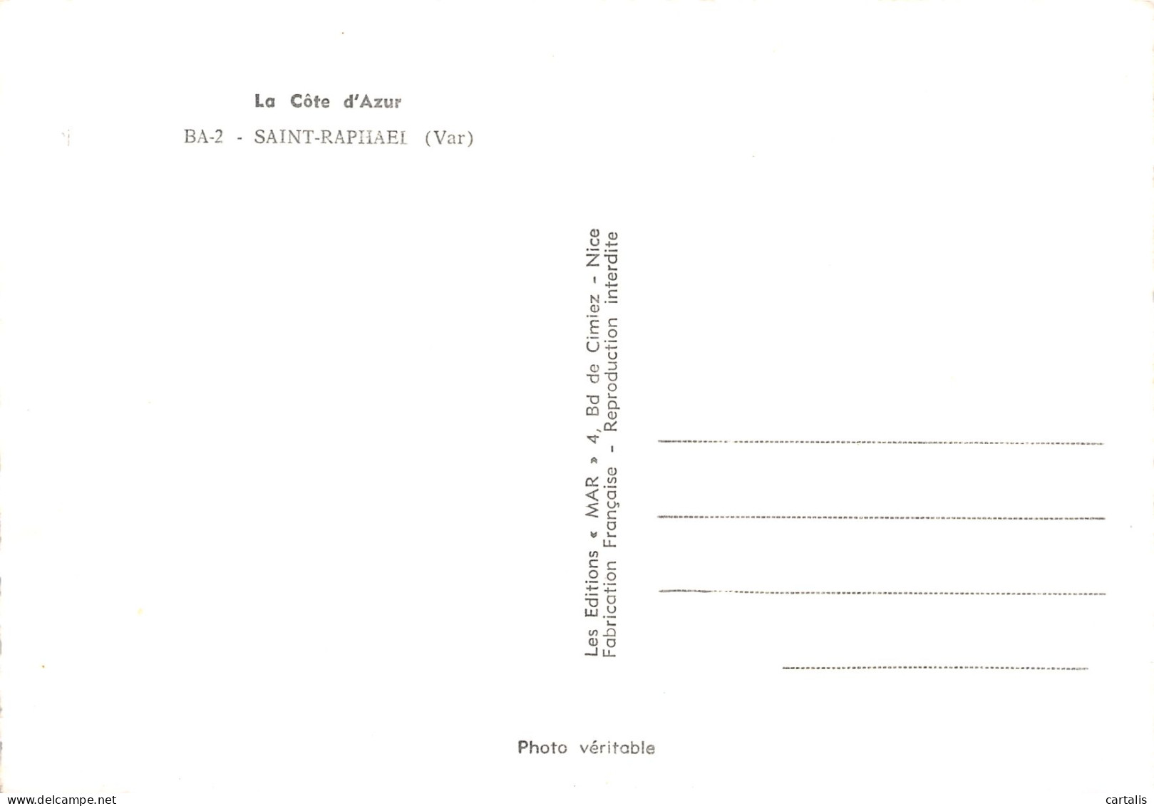 83-SAINT RAPHAEL-N°3811-D/0151 - Saint-Raphaël