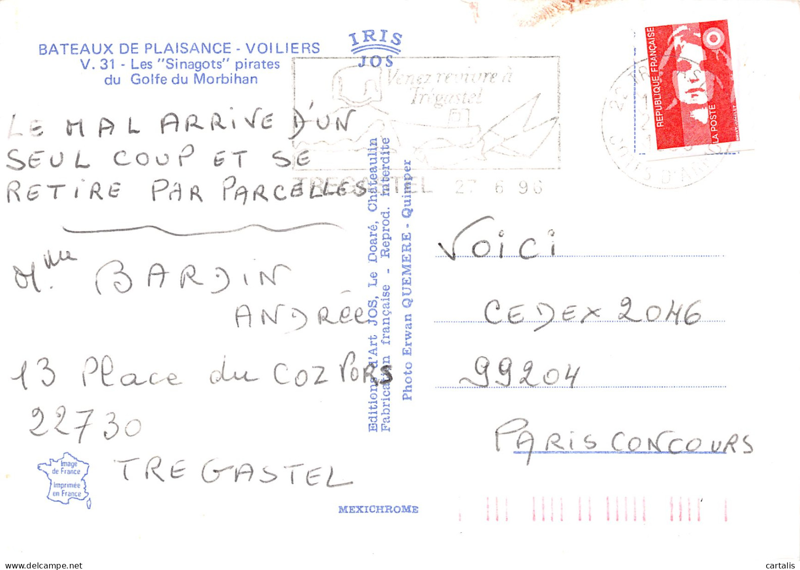 56-GOLFE DU MORBIHAN-N°3811-C/0381 - Other & Unclassified