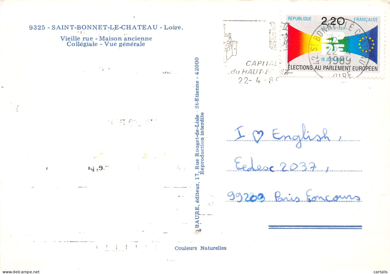 42-SAINT BONNET LE CHATEAU-N°3812-C/0127 - Other & Unclassified