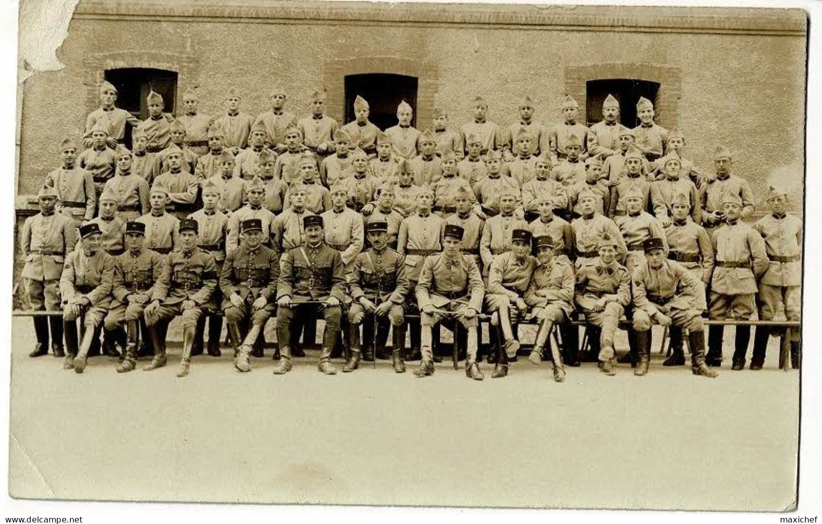 Carte Photo - Groupe Soldats Du 40e Régiment D'Artillerie - Pas Circulé - Regimenten