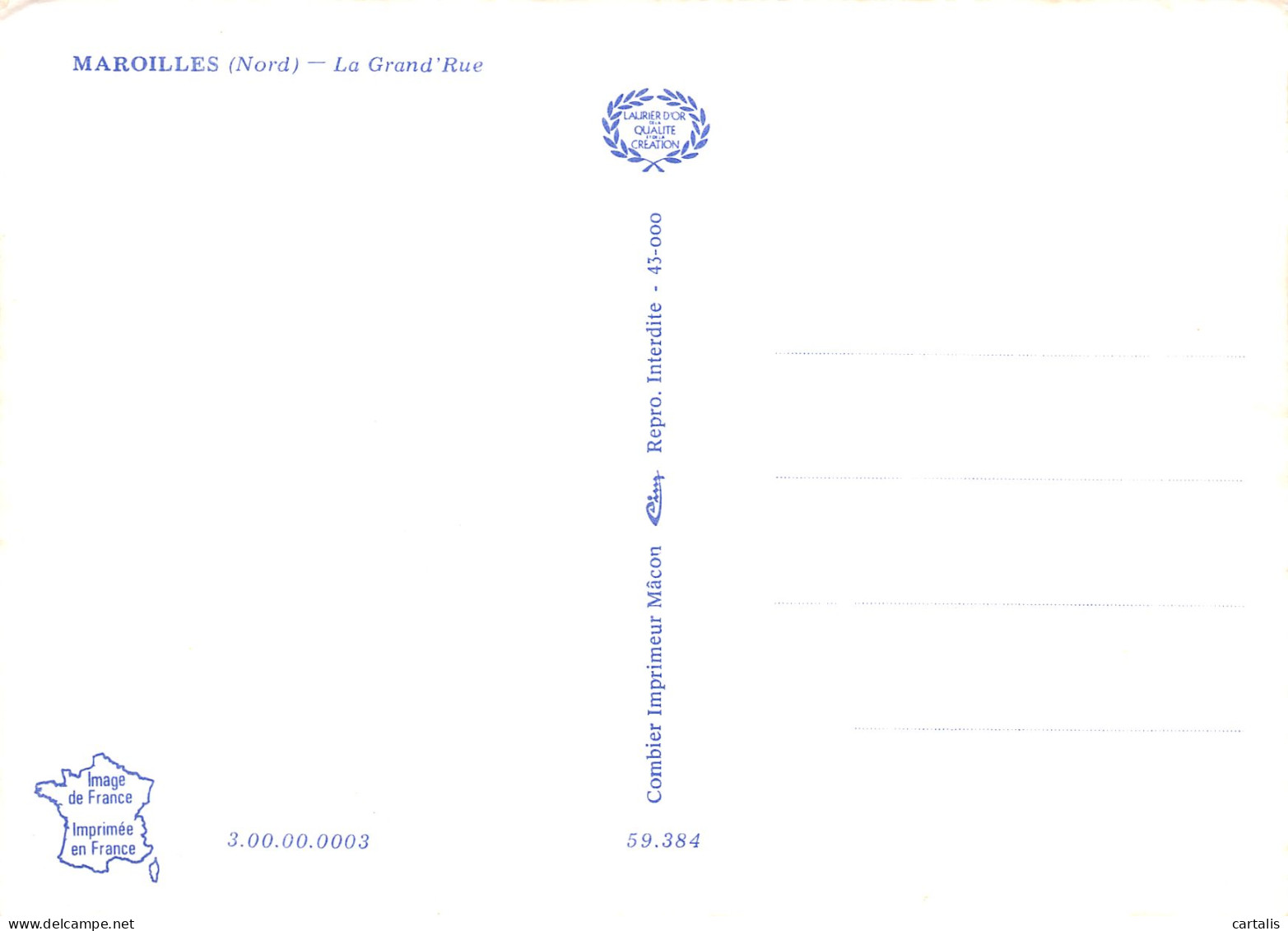 59-MAROILLES-N°3812-C/0083 - Other & Unclassified