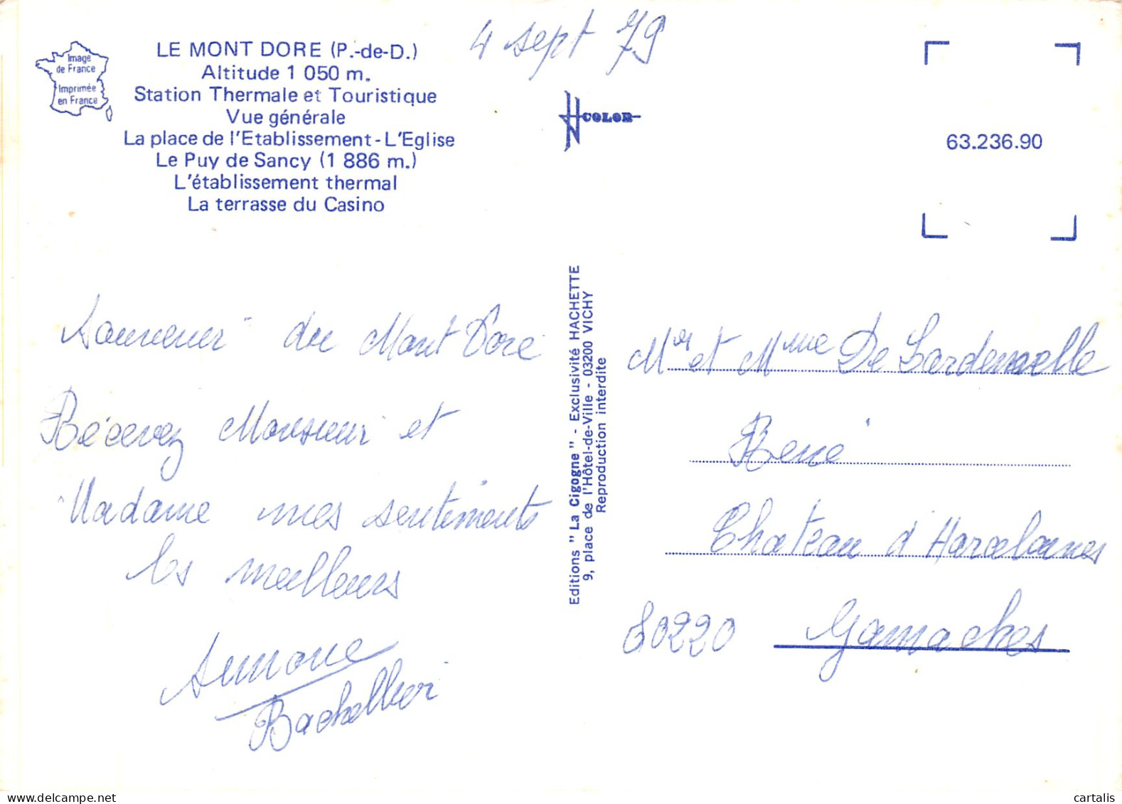 63-LE MONT DORE-N°3812-B/0145 - Le Mont Dore