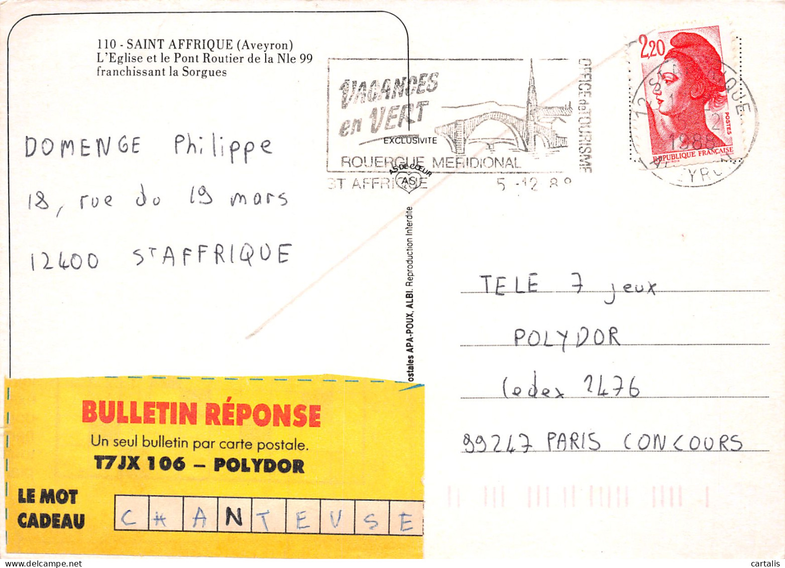 12-SAINT AFFRIQUE-N°3812-B/0027 - Saint Affrique