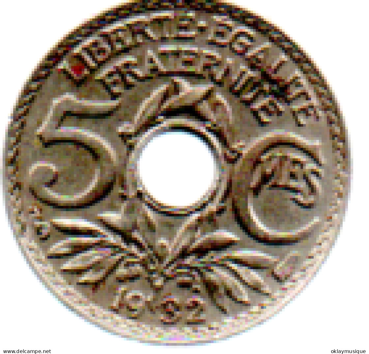 5 Centimes 1932 Serie Lindauer - 25 Centimes