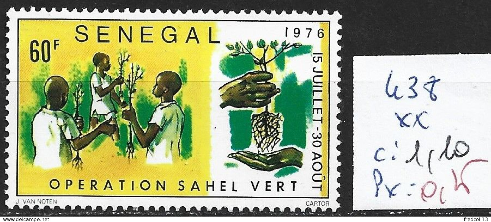 SENEGAL 438 ** Côte 1.10 € - Senegal (1960-...)